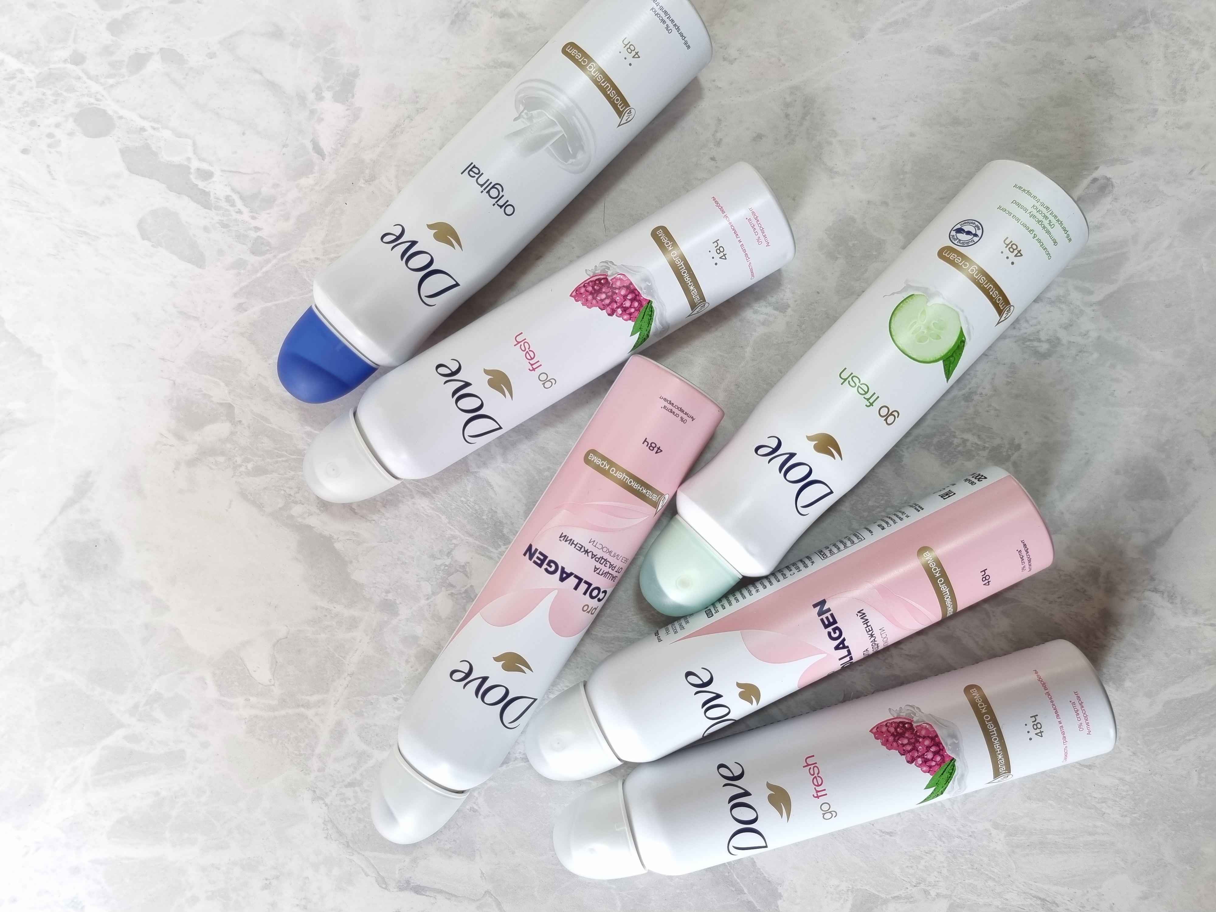 اسپری ضد تعریق زنانه داو مدل کلاژن و انار 200میل