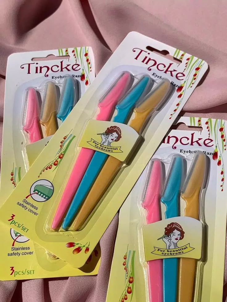 تیغ اصلاح صورت و ابرو تینکه Tlncke بسته ۳ عددی