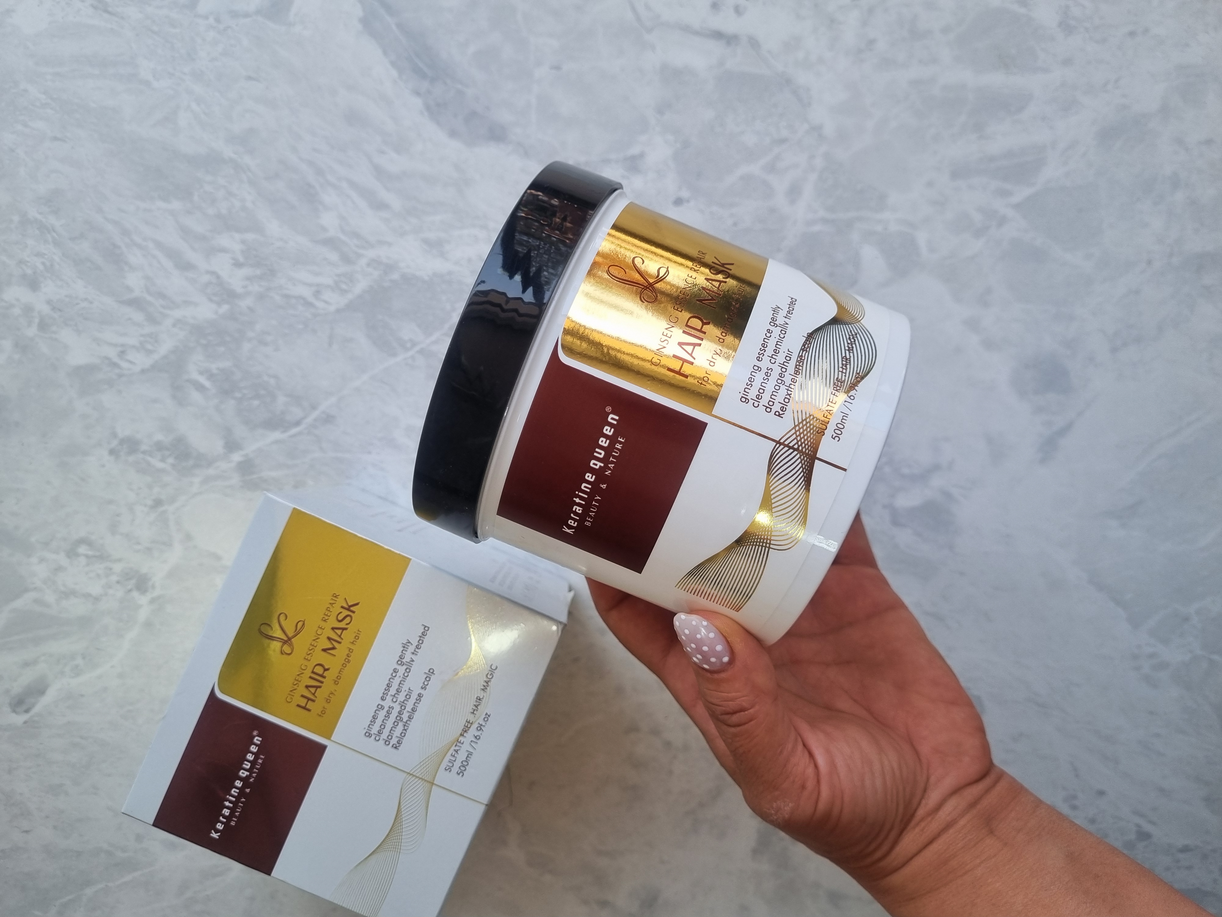 ماسک مو کراتین کویین۵۰۰ میل | Keratin Queen Hair Mask | حاوی کراتین و کلاژن